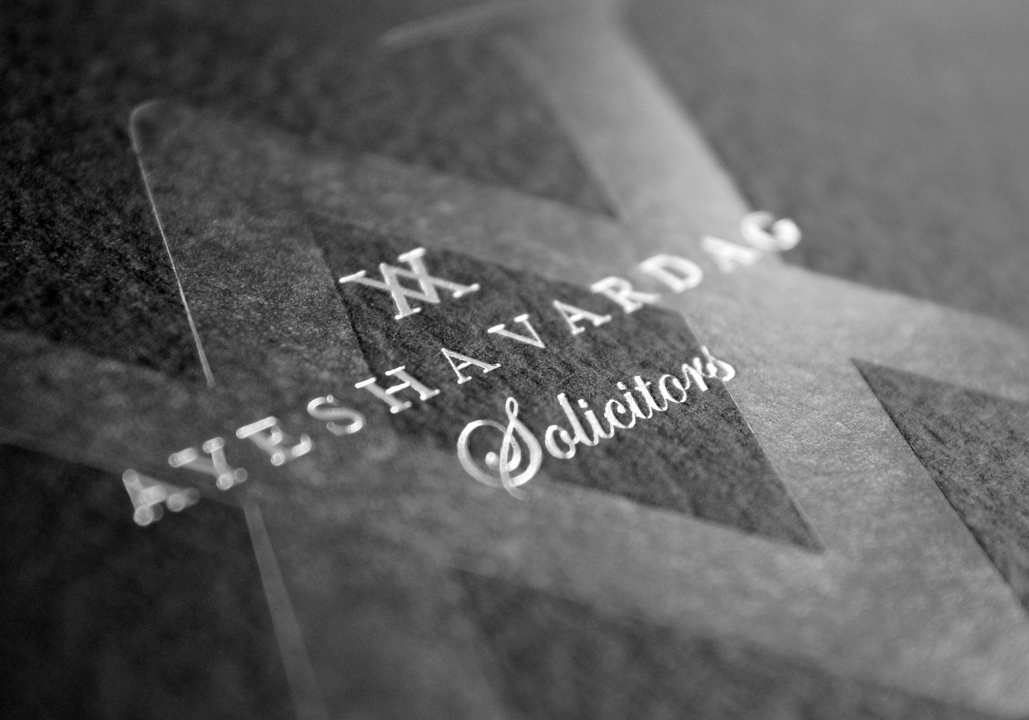 Luxury branding and logo design for top London lawyer