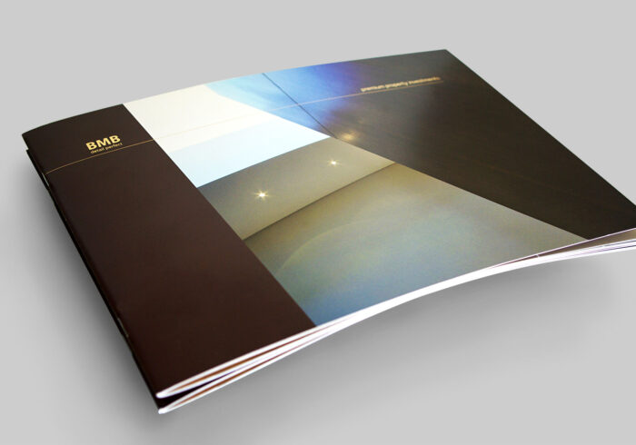 Creative brochure design for London property company