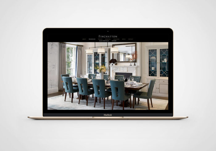 Bespoke web design for Finchatton