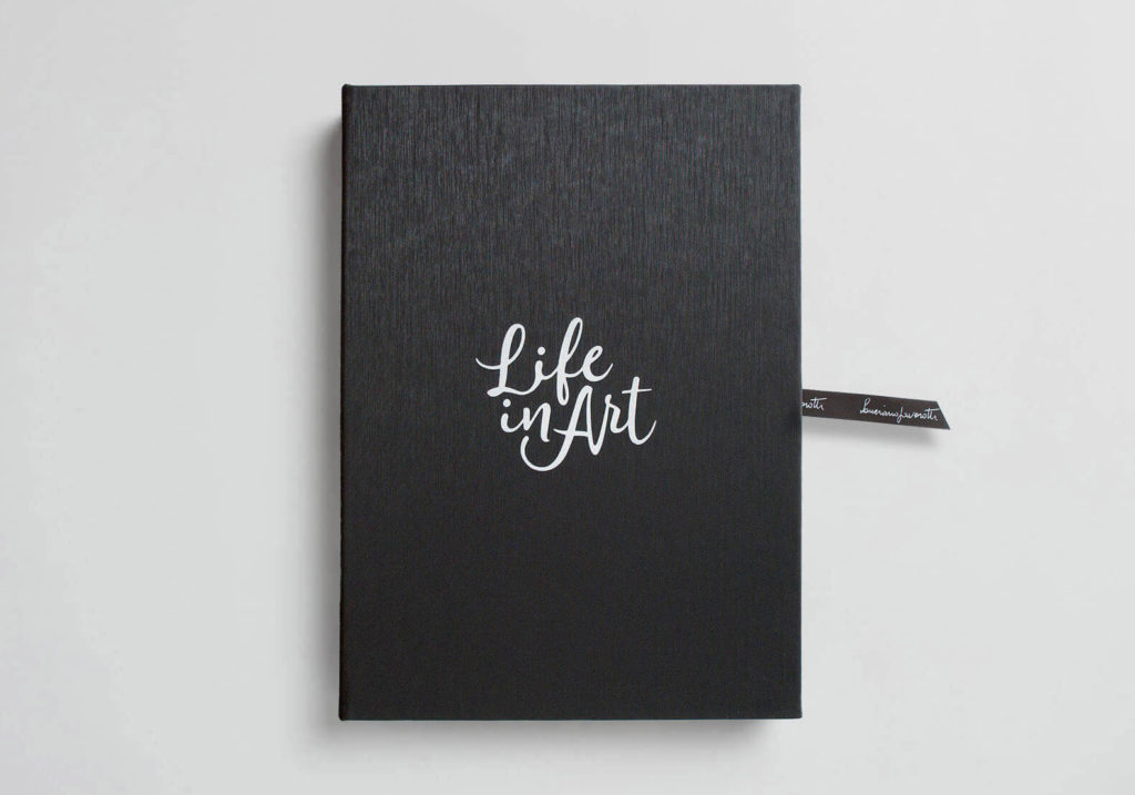 luxury rigid book box clamshell format